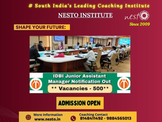 IDBI Junior Assistant Manager Recruitment 2024