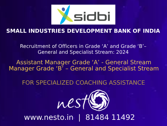 SIDBI Bank Job Notification